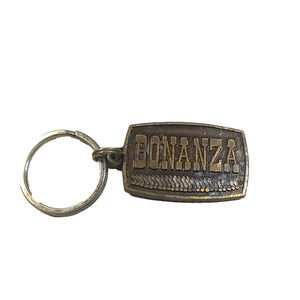 Bonanza Metal Brass Keychain Mail Box Deposit Vintage Collectable